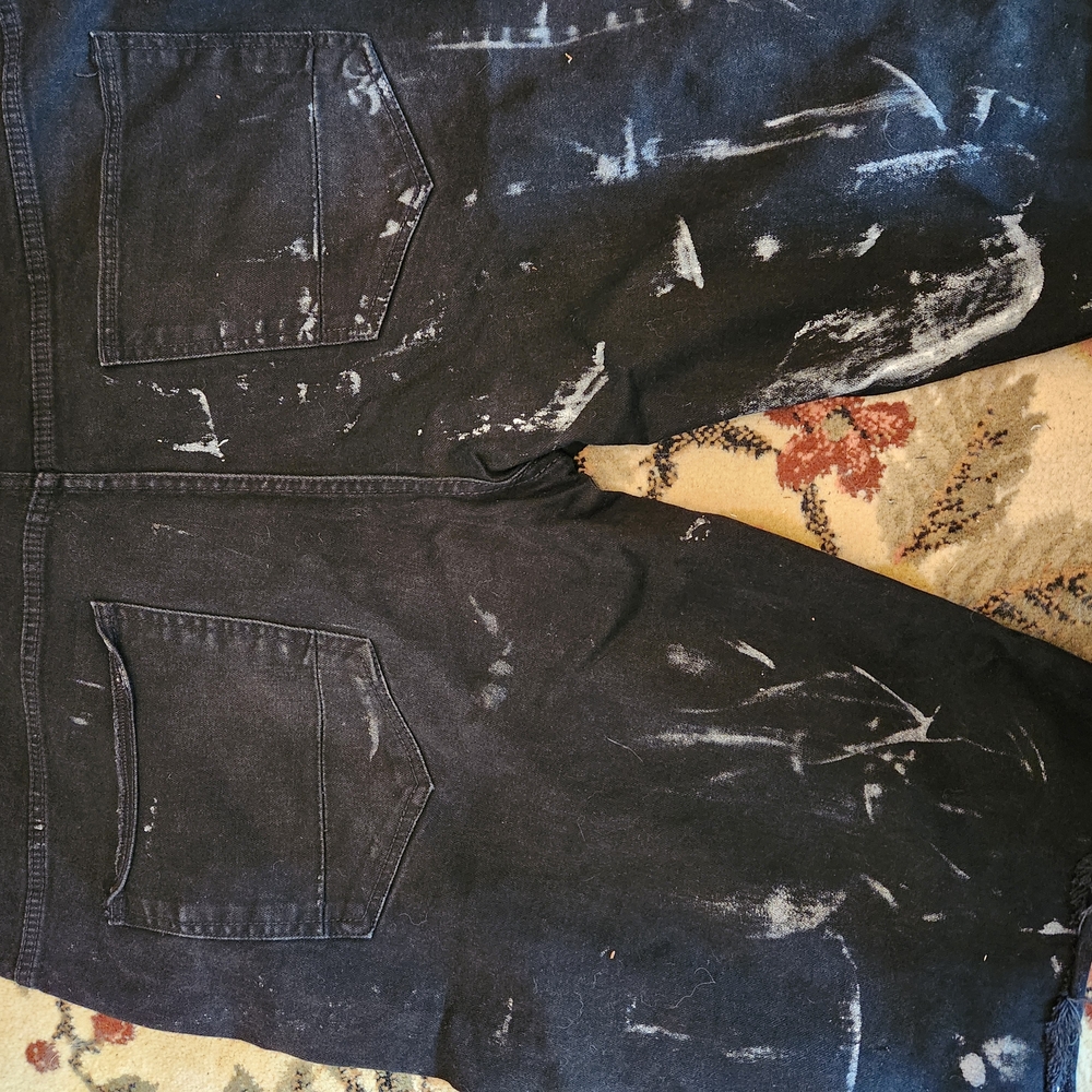 Mens Distressed Black Jeans Shorts - Picture 8 of 8